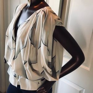 Diane Von Furstenberg DVF Juliette Silk Blouse